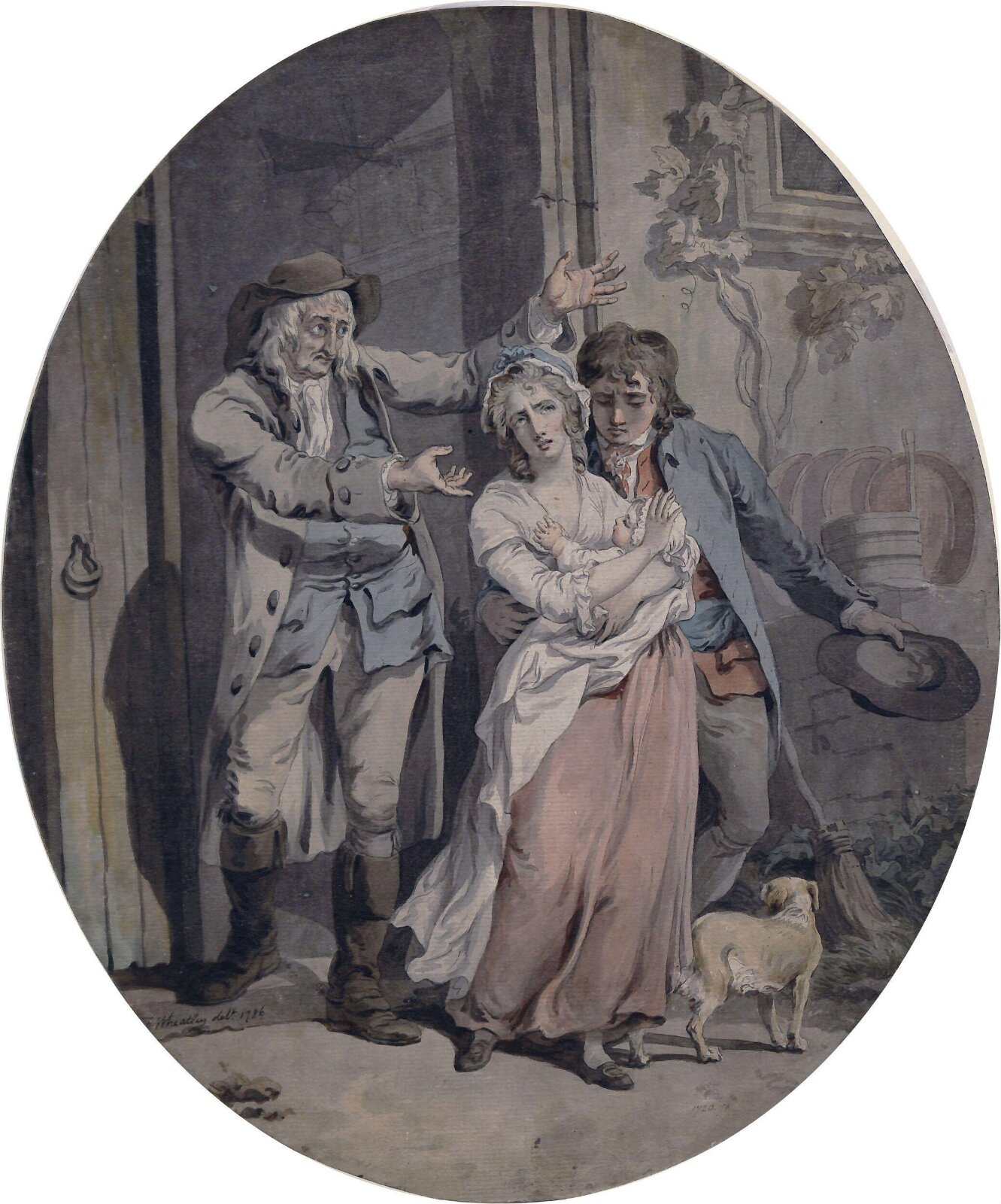 The Dismissal, Francis Wheatley, 1786