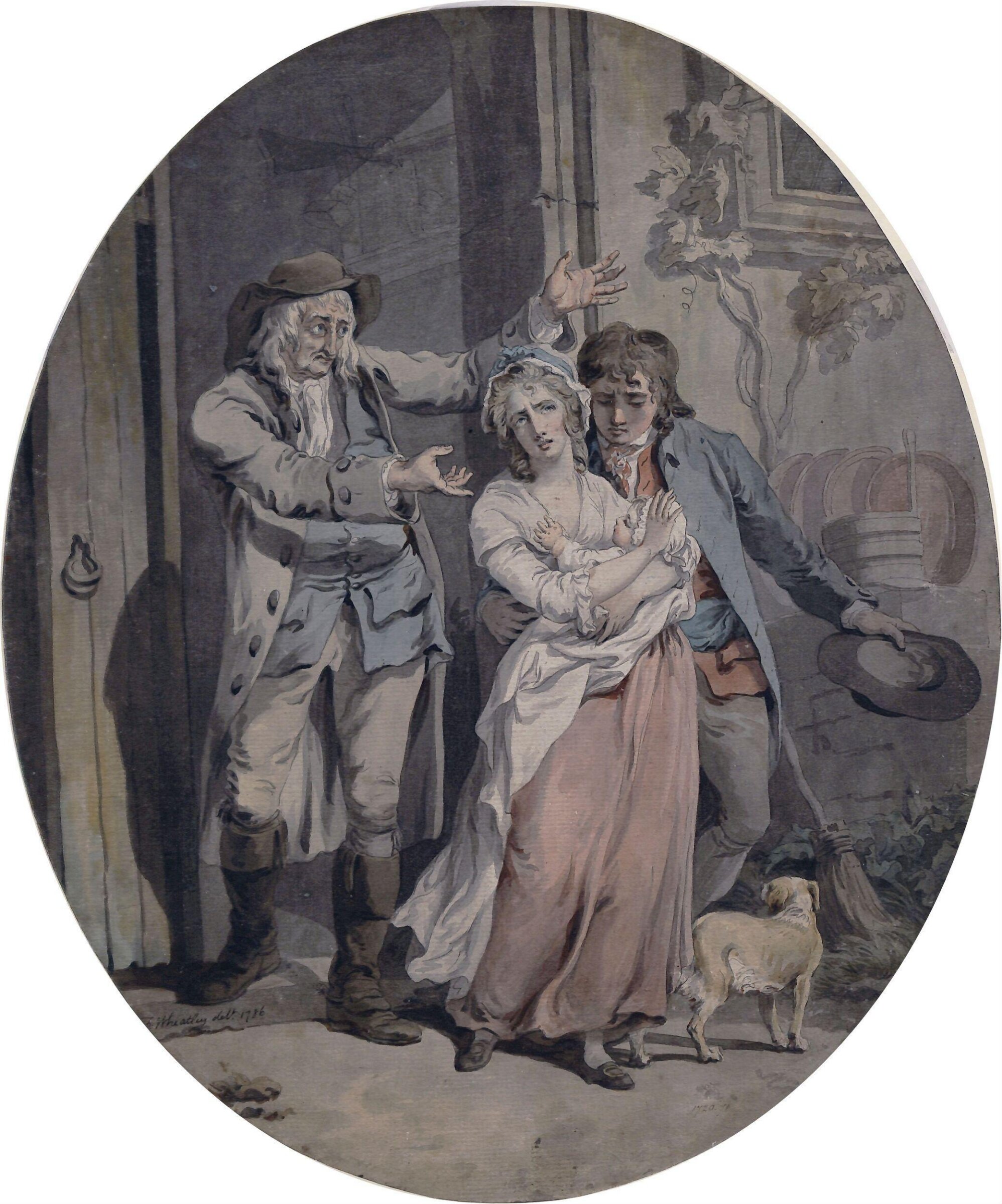The Dismissal, Francis Wheatley, 1786