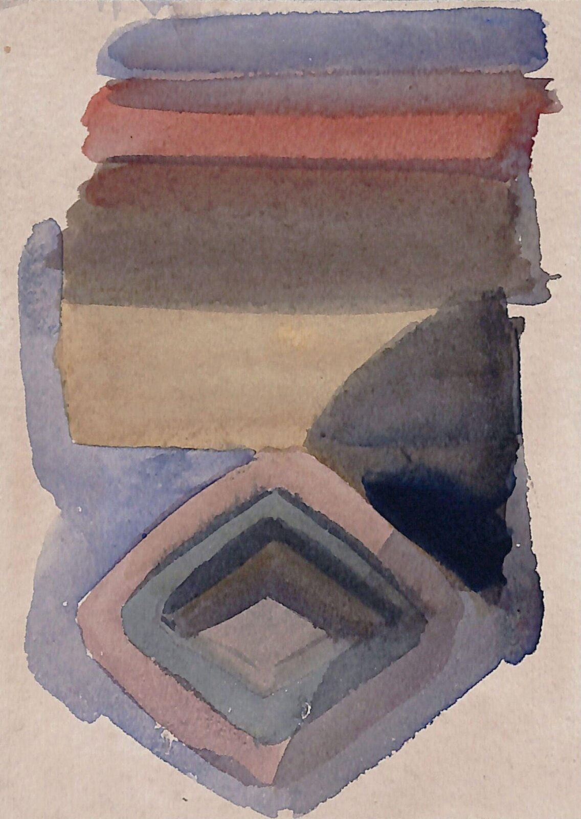 deomonstration wash drawing, William Leighton Leitch, 9/06/1844