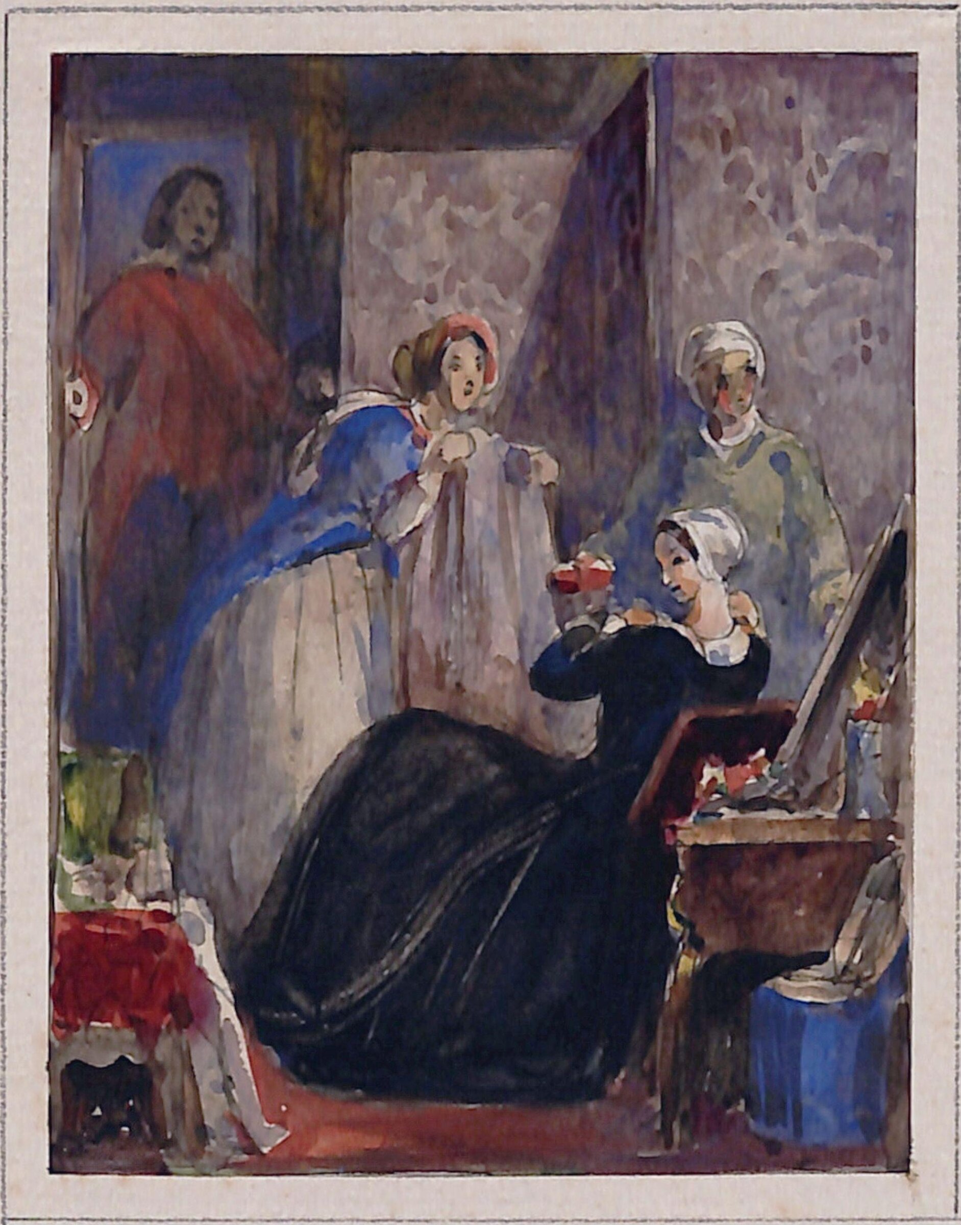 Throwing off her Weeds, Richard Redgrave, 19th century
