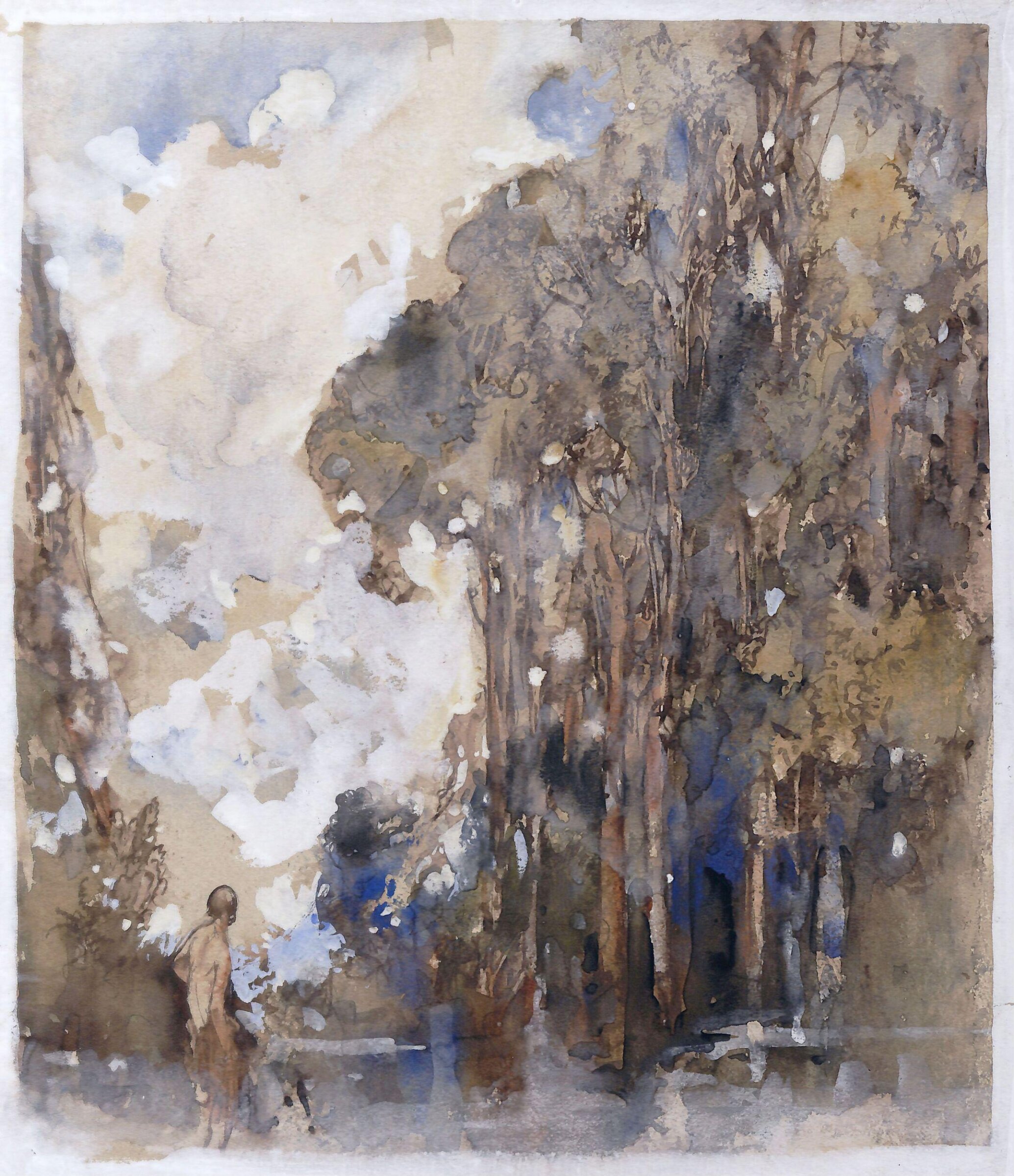 Figure in a Pool in a Wood, Charles Robinson, ca. 1930-7