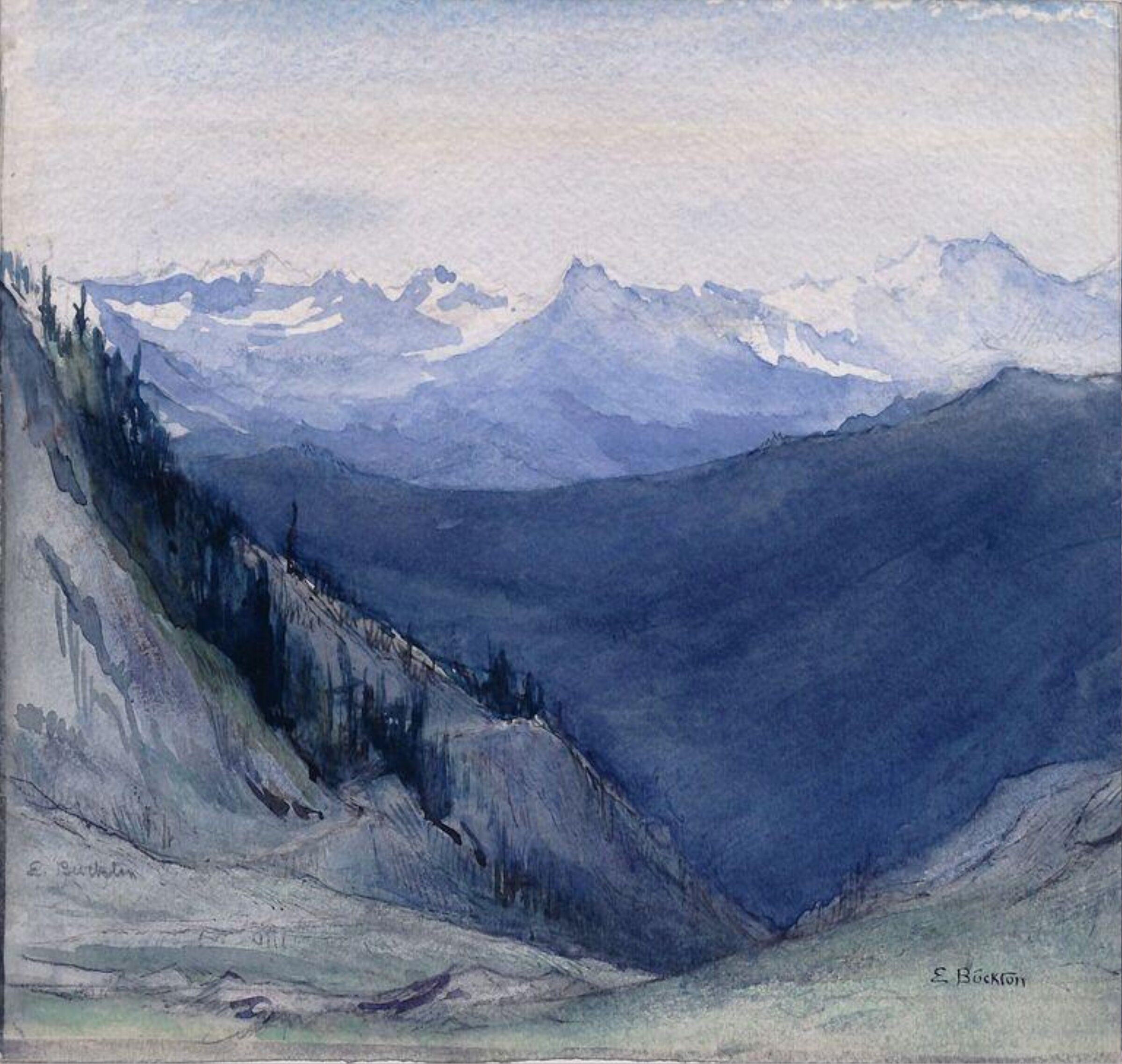 Scene in Norway, Eveleen Buckton, ca. 1892-1962