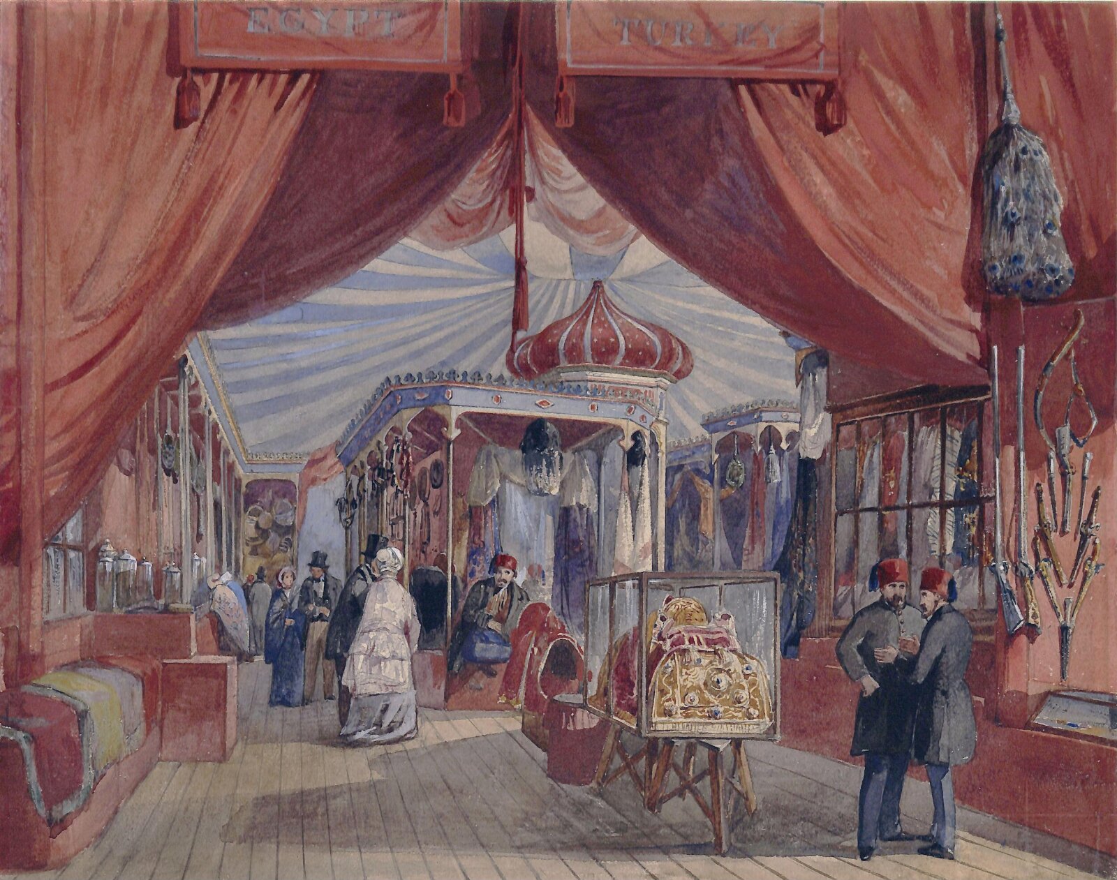 The Turkish Court, Walter Goodall, 1851