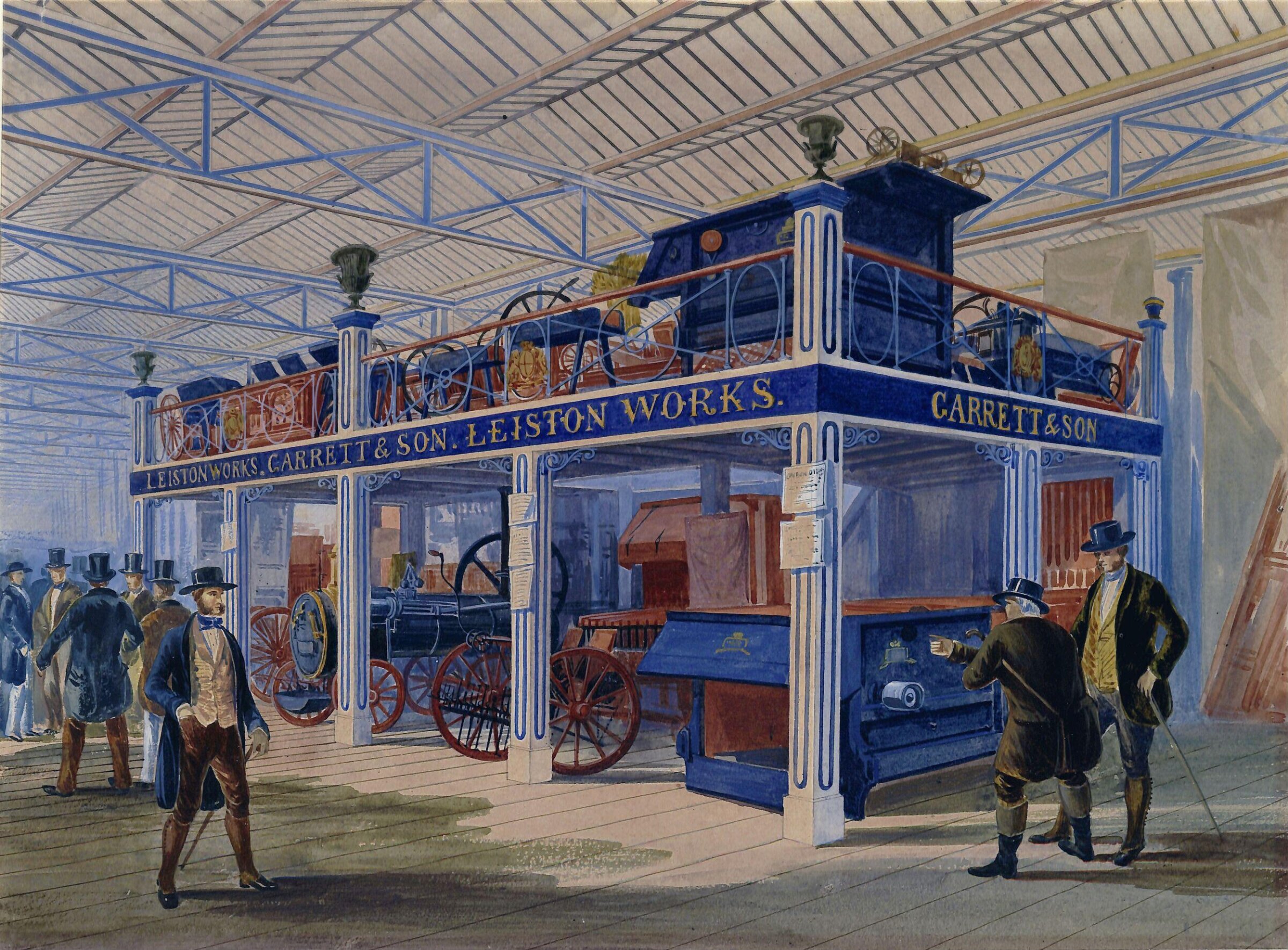 The Stand for Garrett and Sons, Leiston Works, Edwin Thomas Dolby, 1851