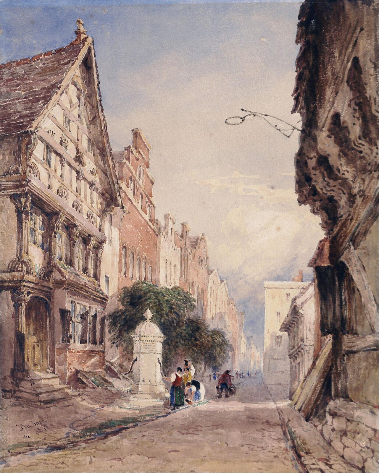 Street Scene, Ince, 1832