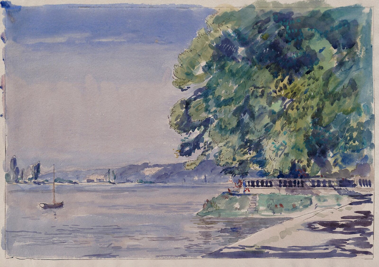 The Seine at Caudebec, Innes, 1908