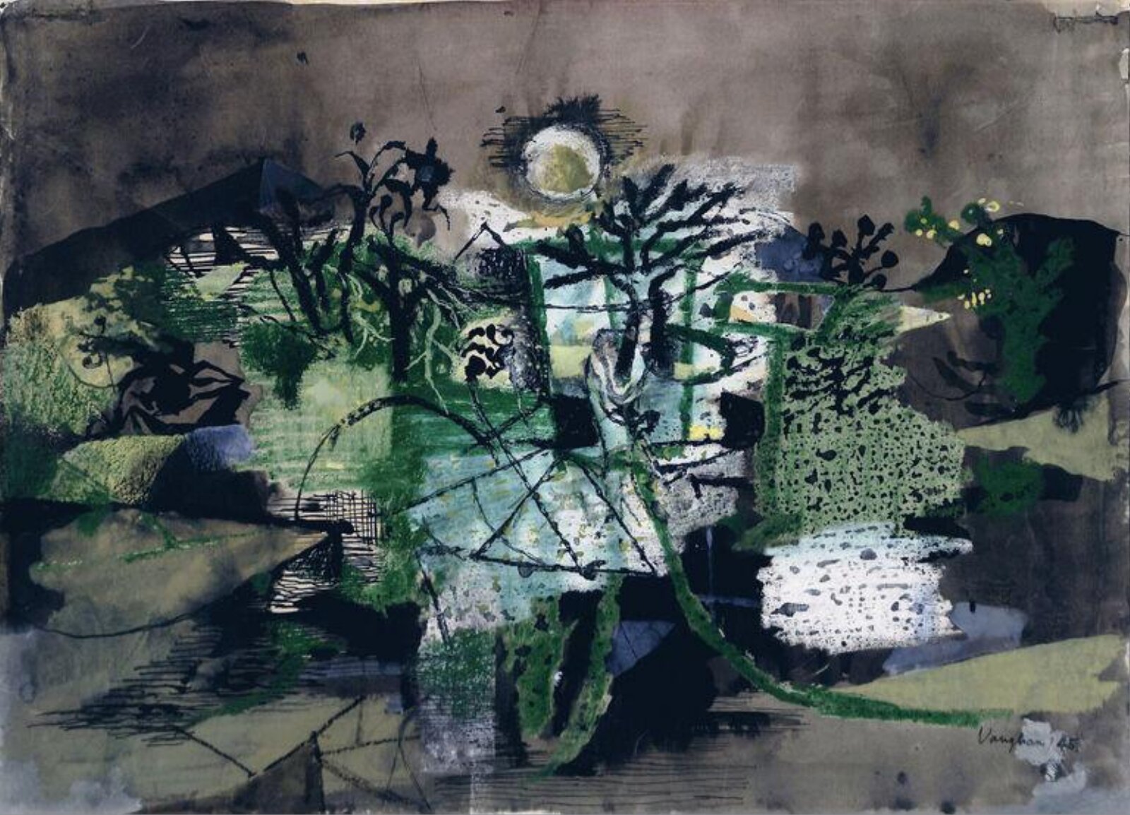 Valley Landscape, Keith Vaughan, 1945