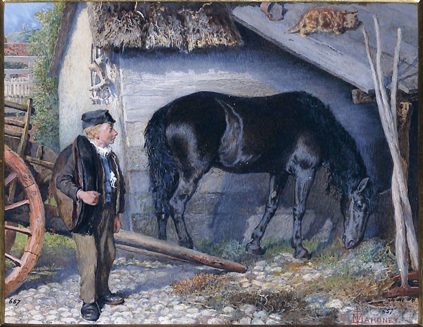 Now then, Lazy!, Mahoney, ca. 1866