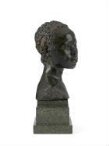 Serpentine Bust of a Black Woman thumbnail 2