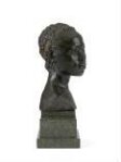 Serpentine Bust of a Black Woman thumbnail 2