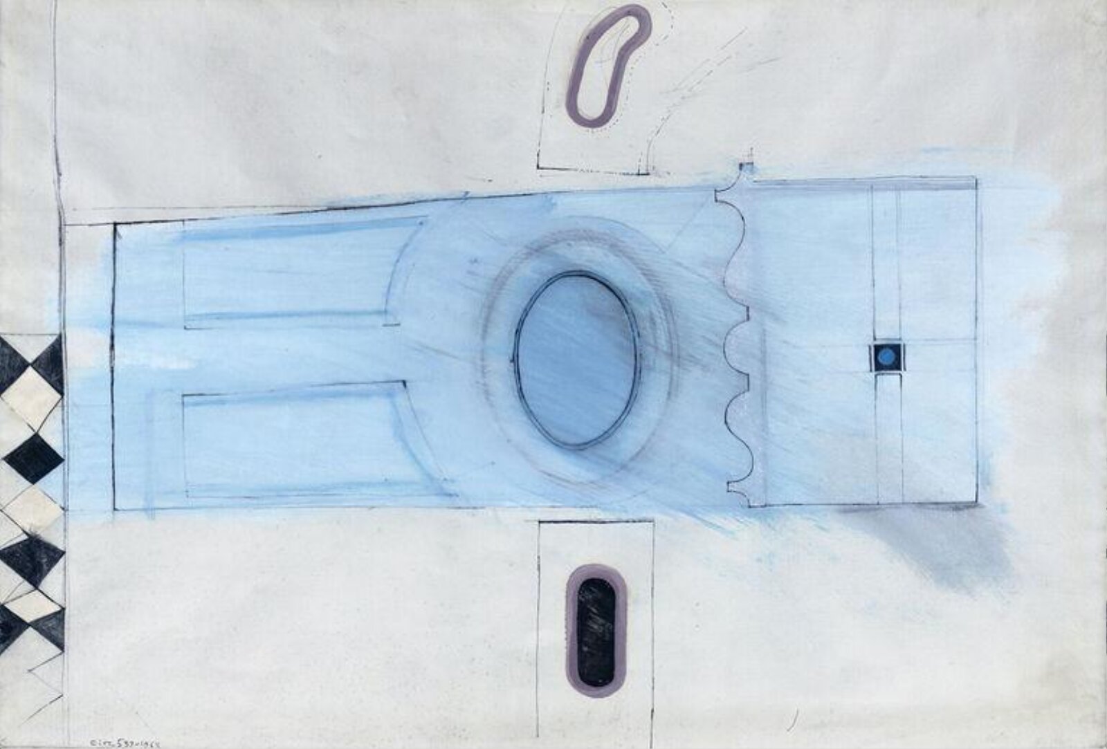 Suburb, Derek Hirst, 1963