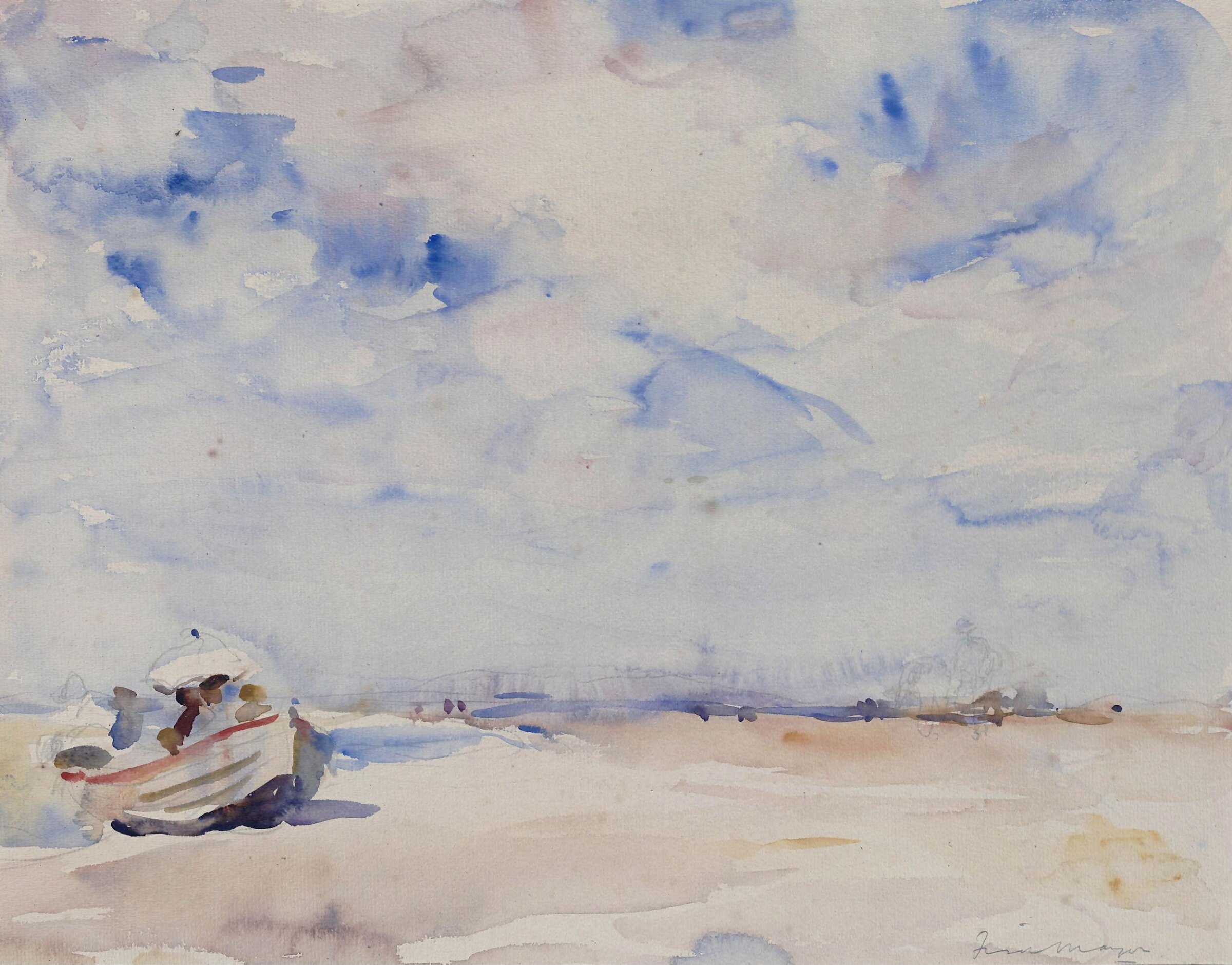 Shrimping, Fred Mayor, ca. 1890-1916