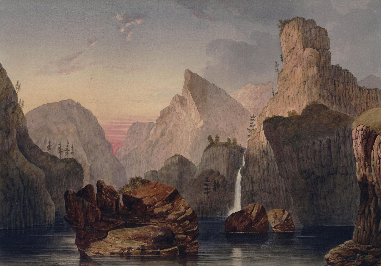 The Black Irkout, Oriental Siberia, Thomas Witlam Atkinson, 1852