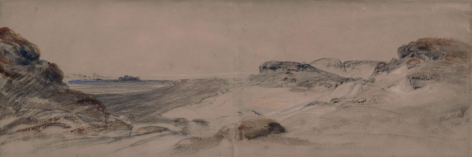 Sand-dunes, Peter De Wint, ca. early 19th century