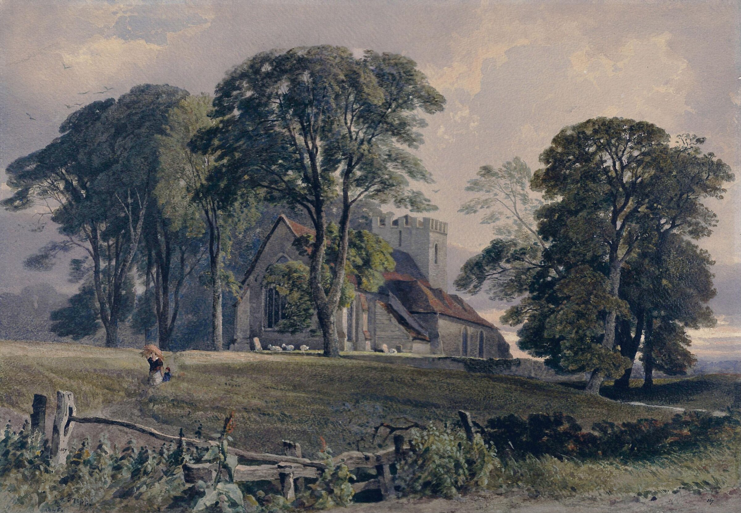 A Country Church, Fripp, ca. 1845