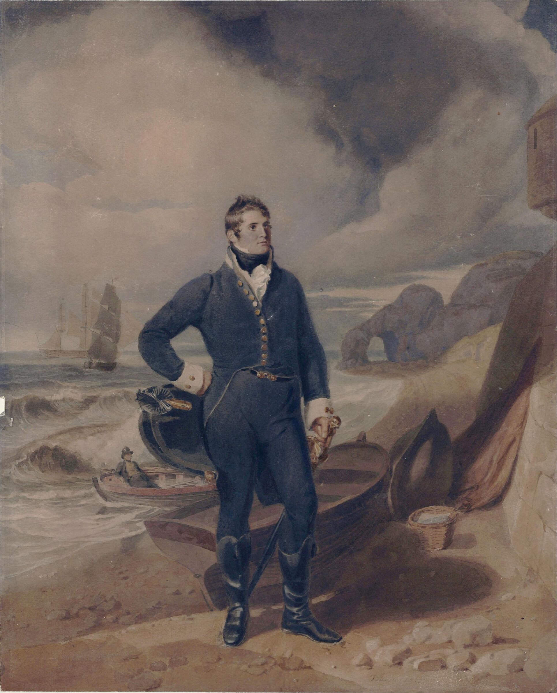 Portrait of a Naval Officer, Thomas Heaphy, 1813