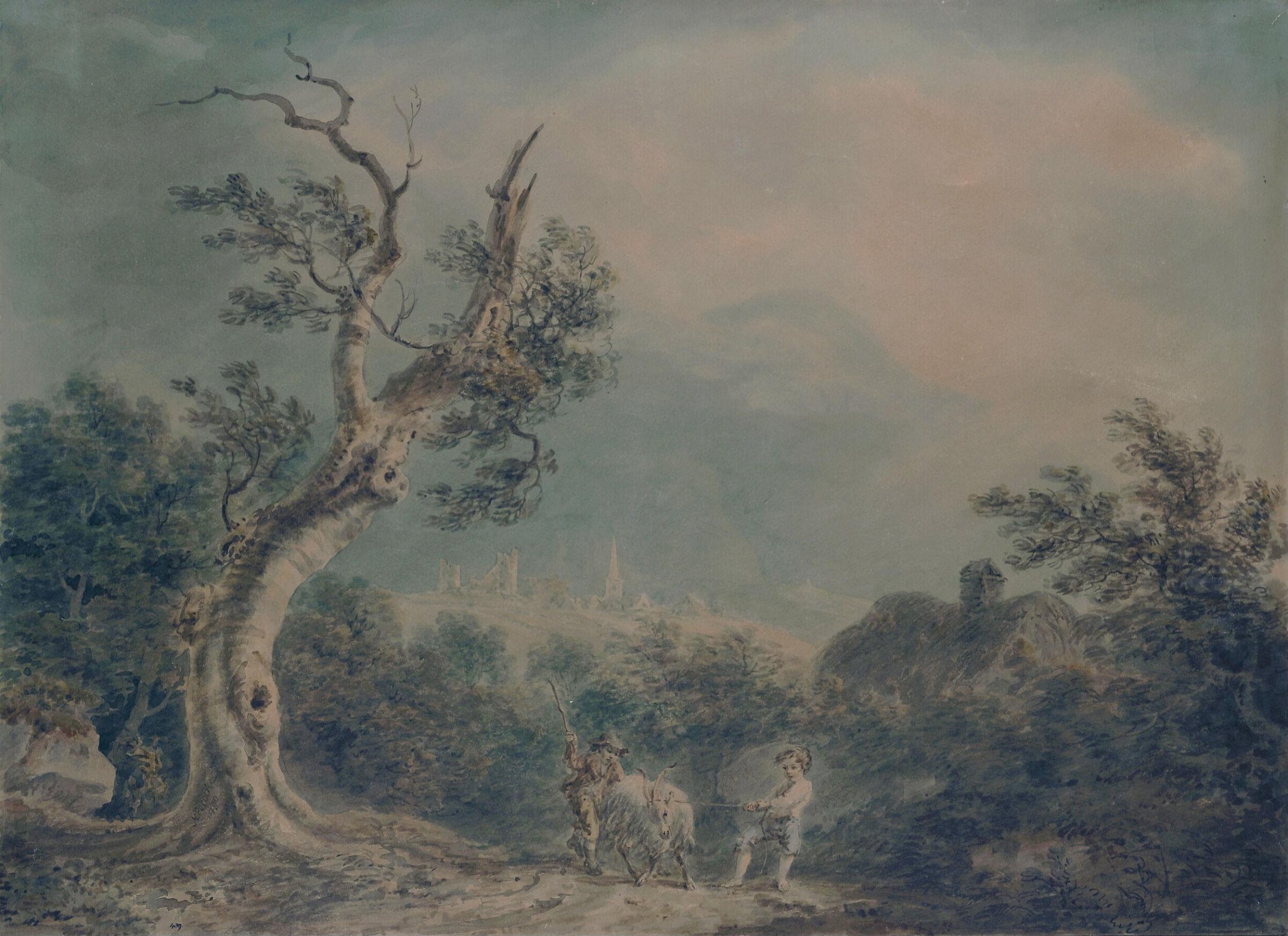 A Mountainous Country, Pocock, 1790