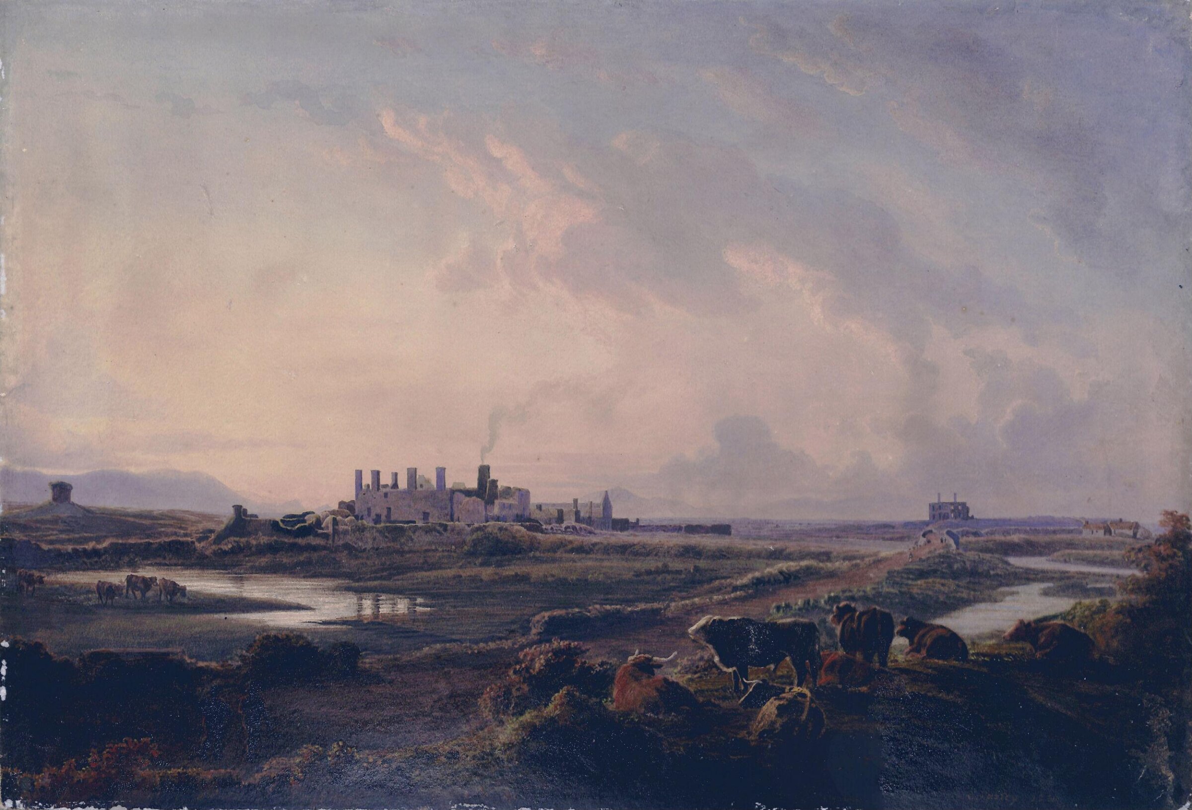 Ruins of Kerry Castle, Cornelius Varley, 1808