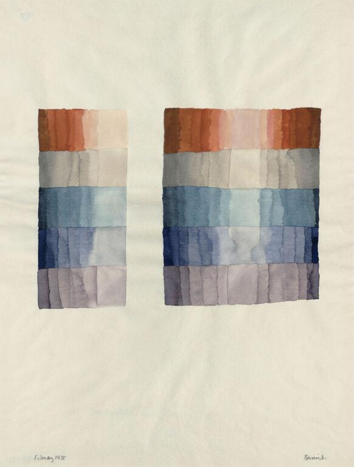 Watercolour, Pip Benveniste, 1978