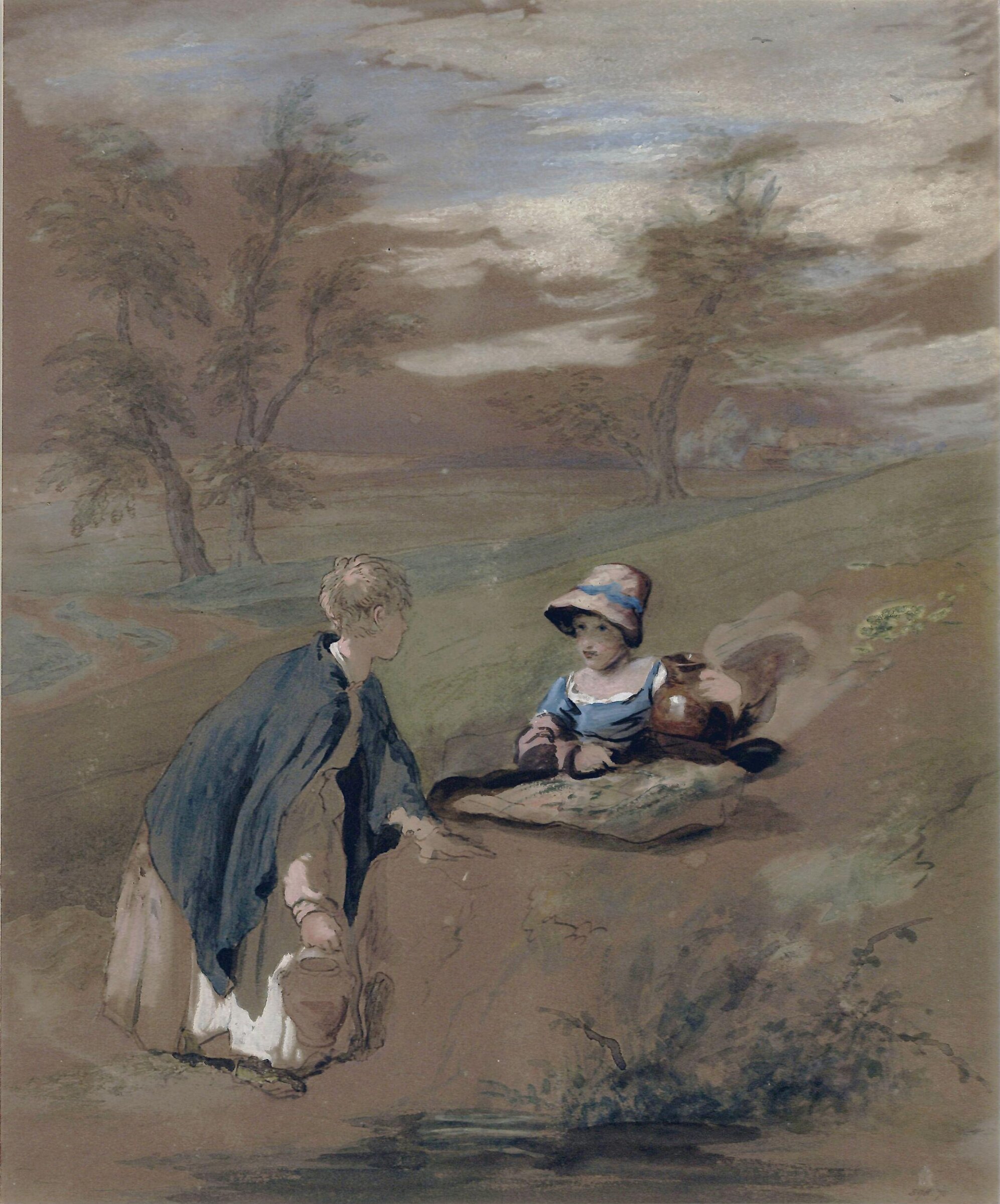 Kentish Peasant Girls, William Collins, ca. 1810-47