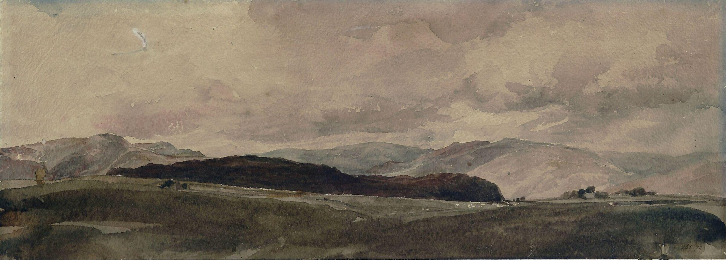 Shap Fells, Westmorland, de Wint, ca. 1805-49