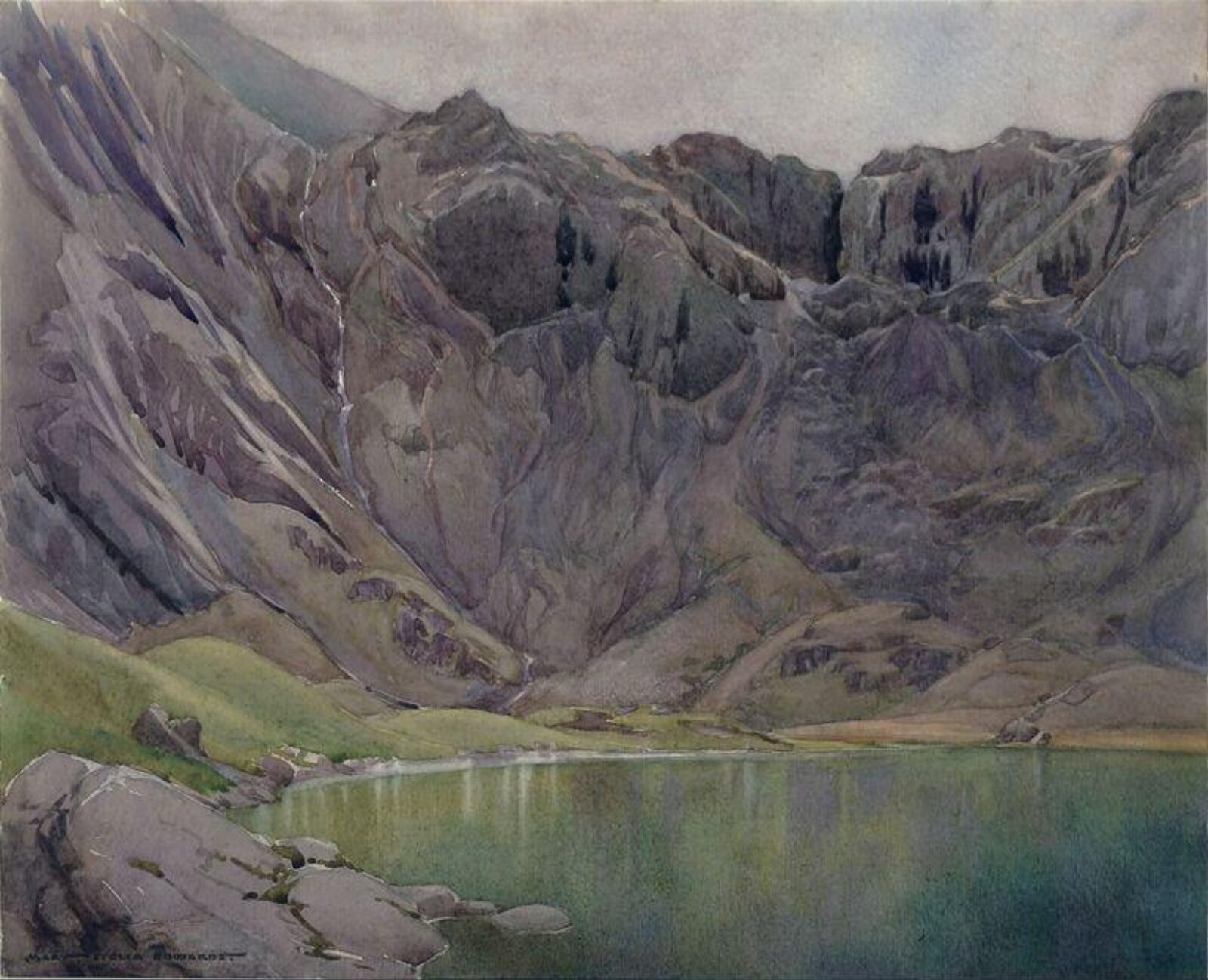 Llyn Idwal, Mary Stella Edwards, 1929
