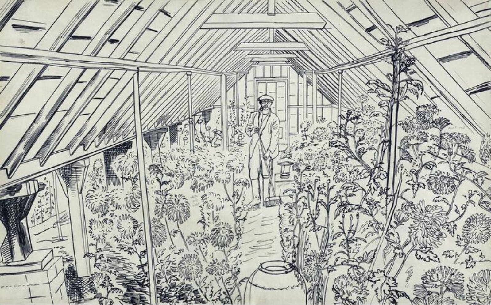 The Greenhouse, Edward Bawden, 1948