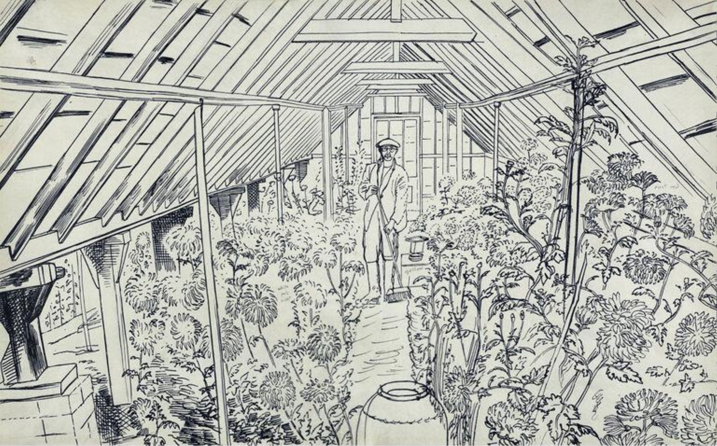 The Greenhouse, Edward Bawden, 1948