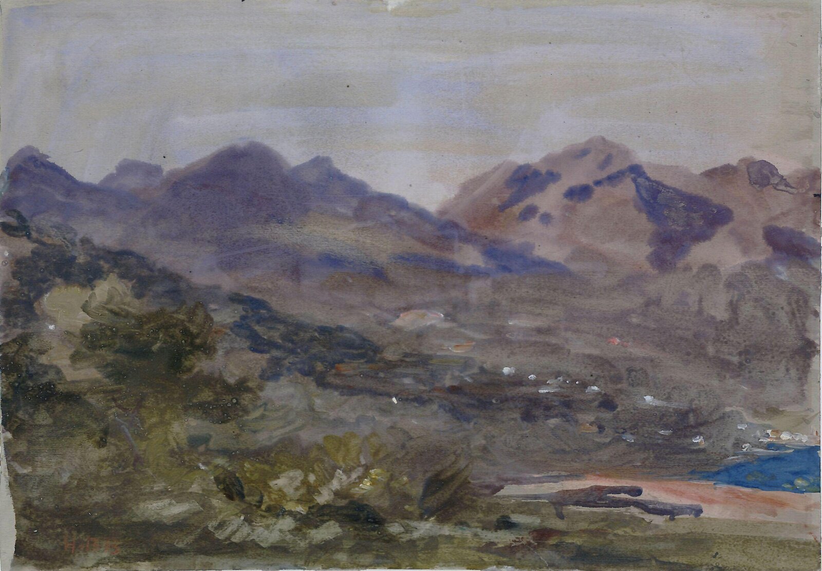 Above Mentone, Hercules Brabazon Brabazon, ca. 1844-1904