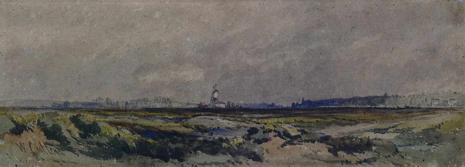 Wimbledon Common, William Callow, 1851