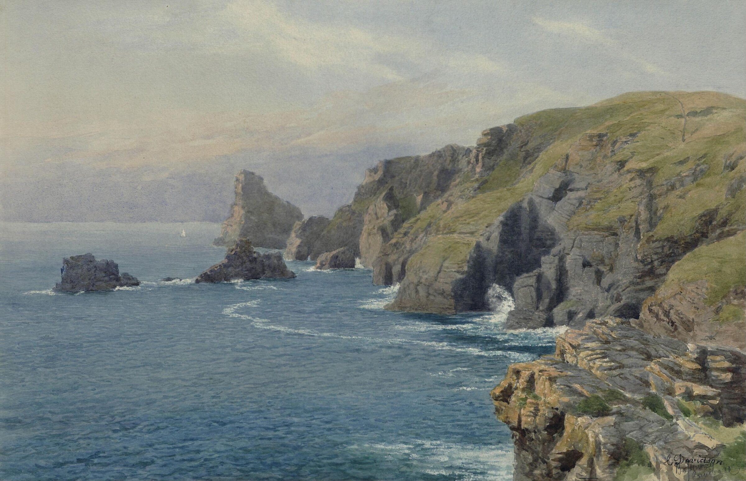 Bossinney, near Tintagel, Charles Davidson, ca. 1850-1902
