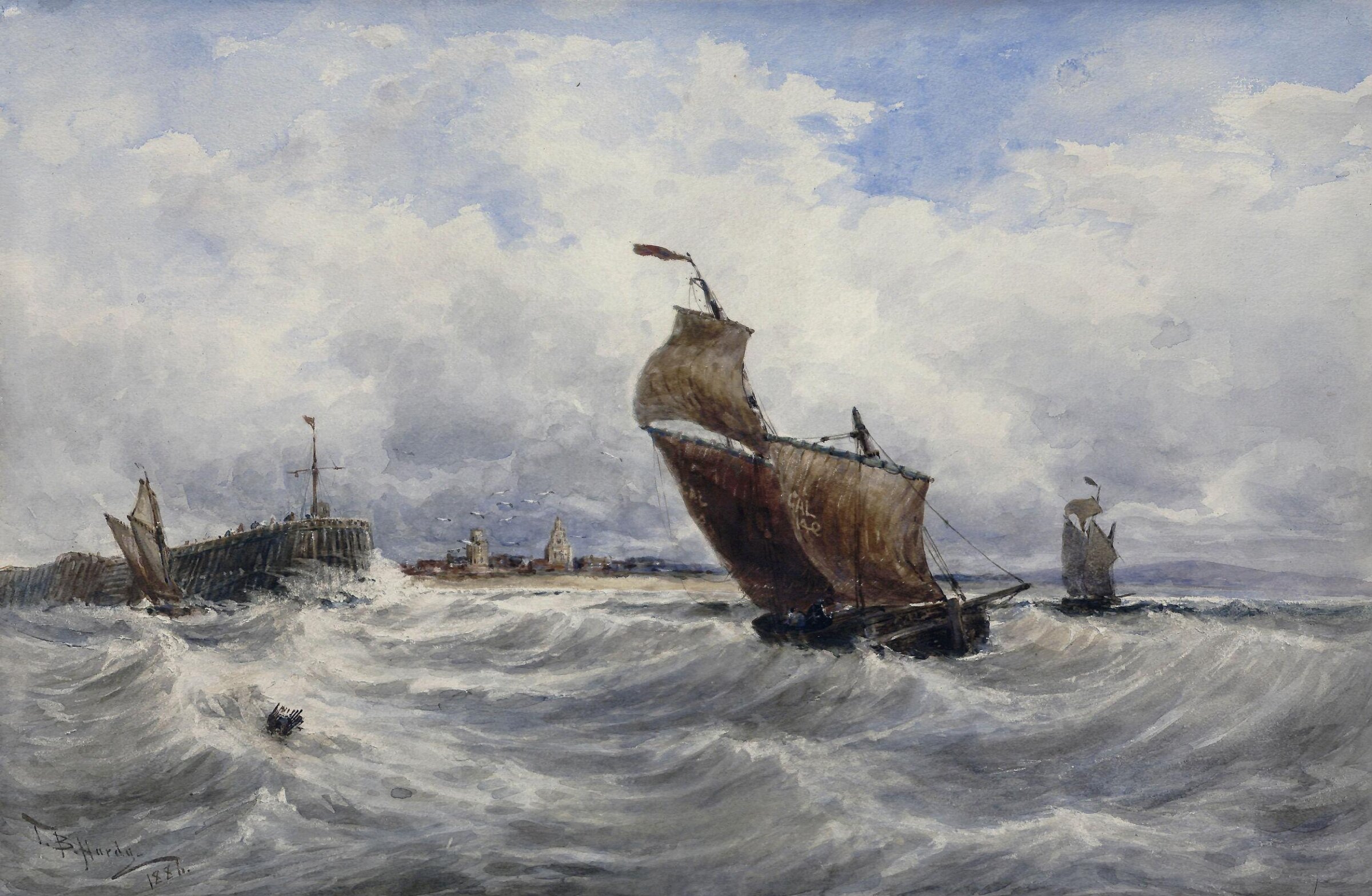 Calais, Thomas Bush Hardy, 1886
