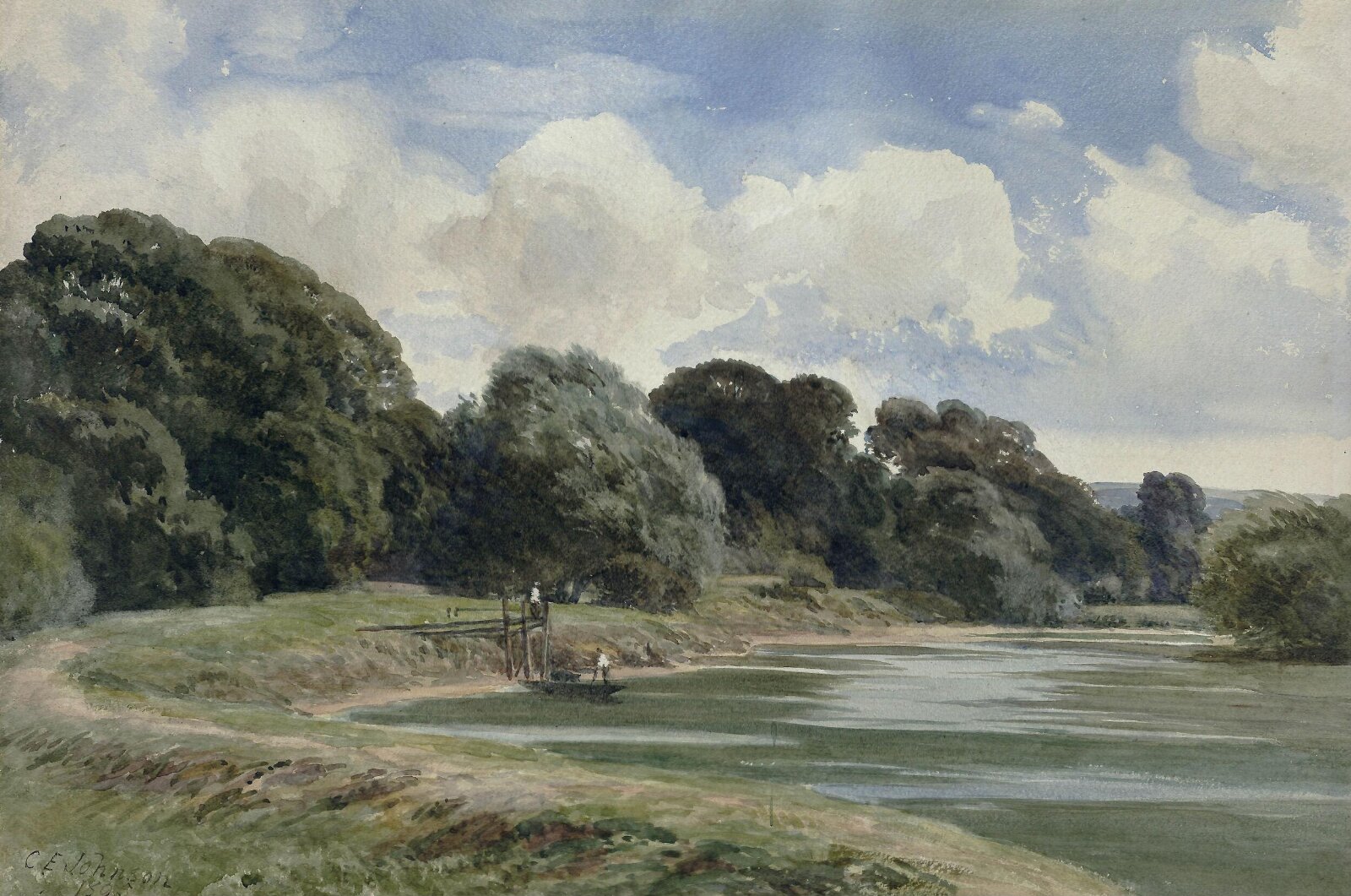 A Peaceful River, Charles Edward Johnson, 1895