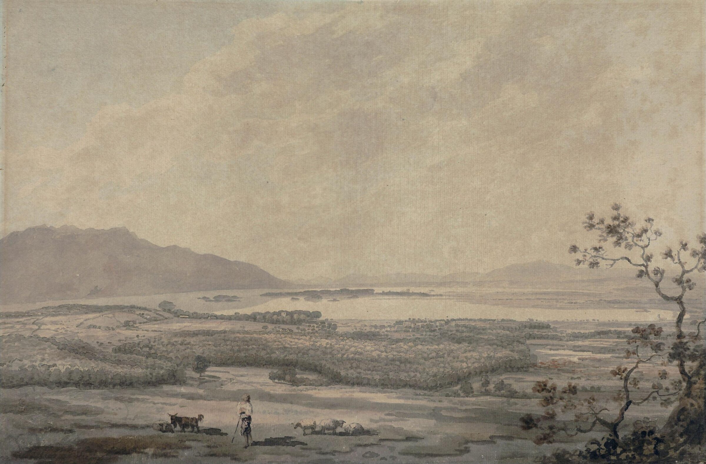 Killarney from the Hills above Muckross, William Pars, 1760-82