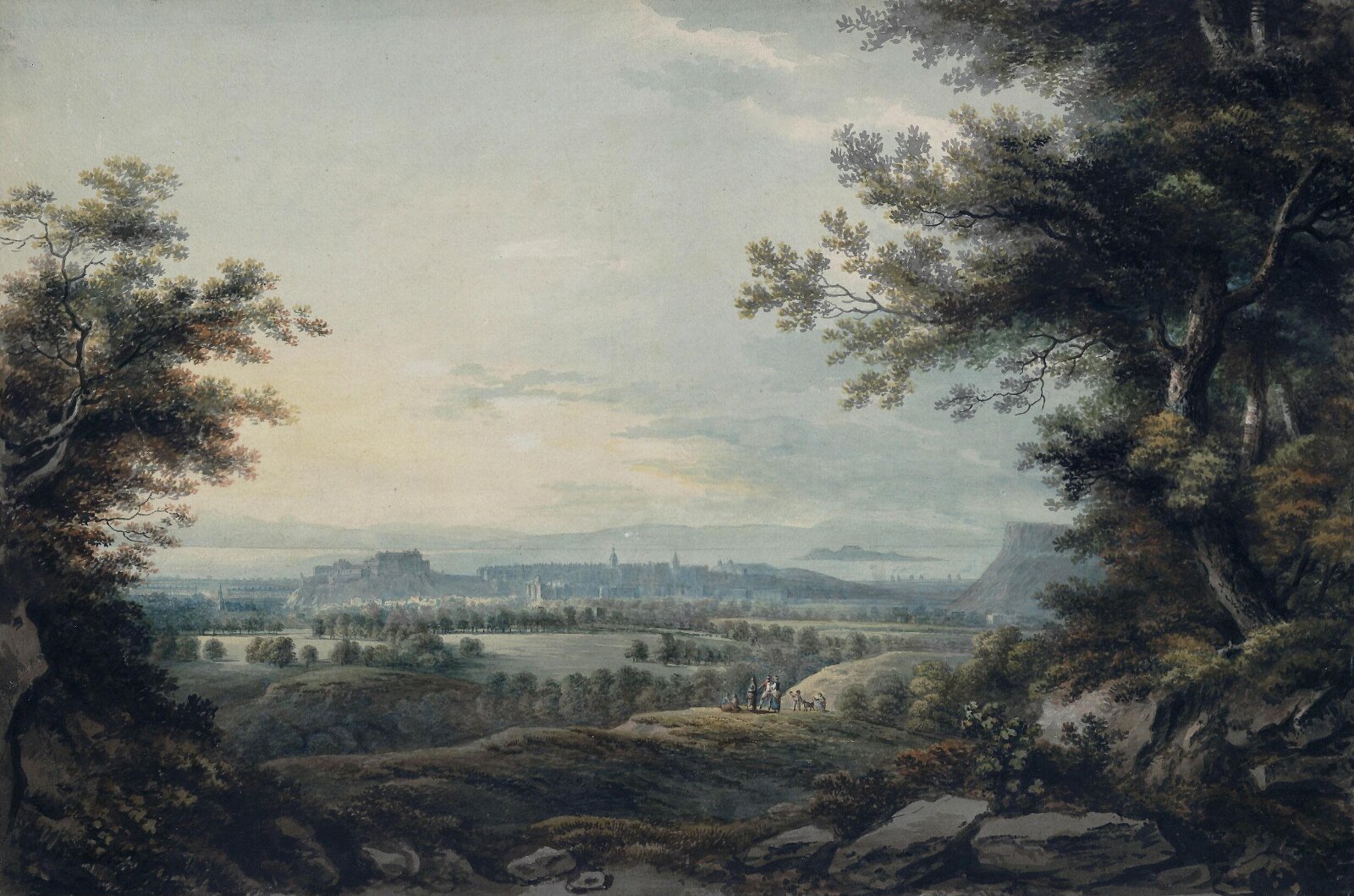 Edinburgh from the South, R Short, 1777