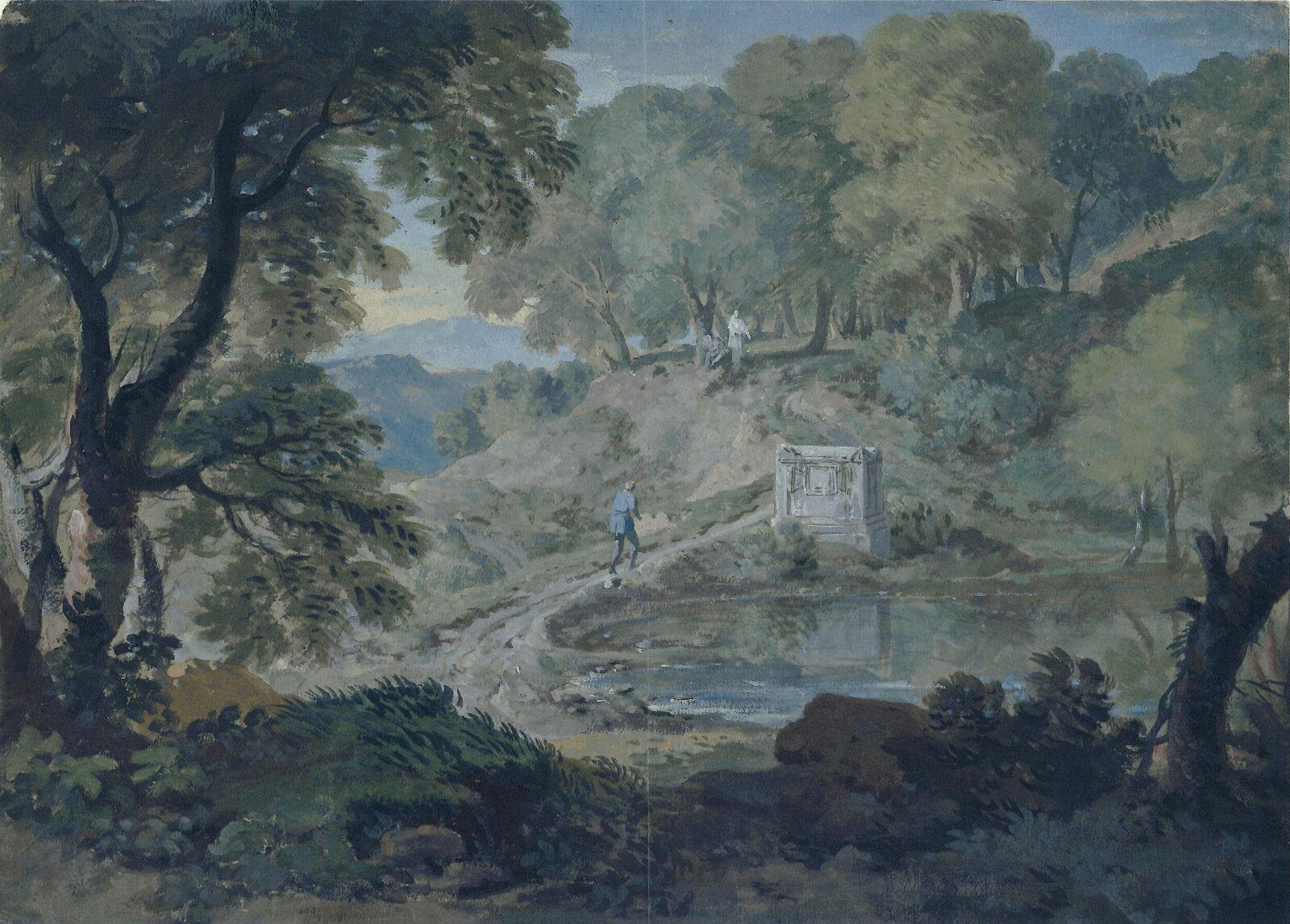 Classic Landscape, Taverner, ca. 1721 to 1772