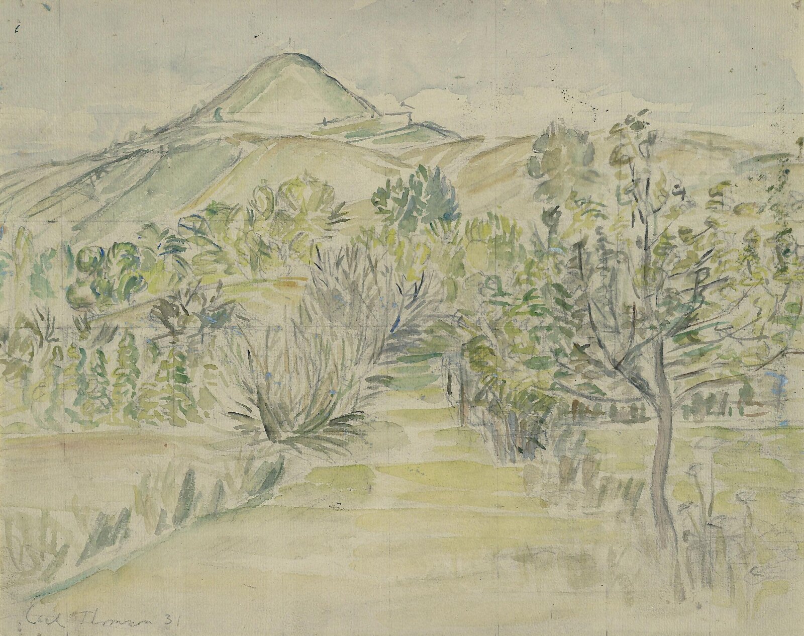 Le Puy d'Usson, Auvergne, Carl Thomson, late 19th century