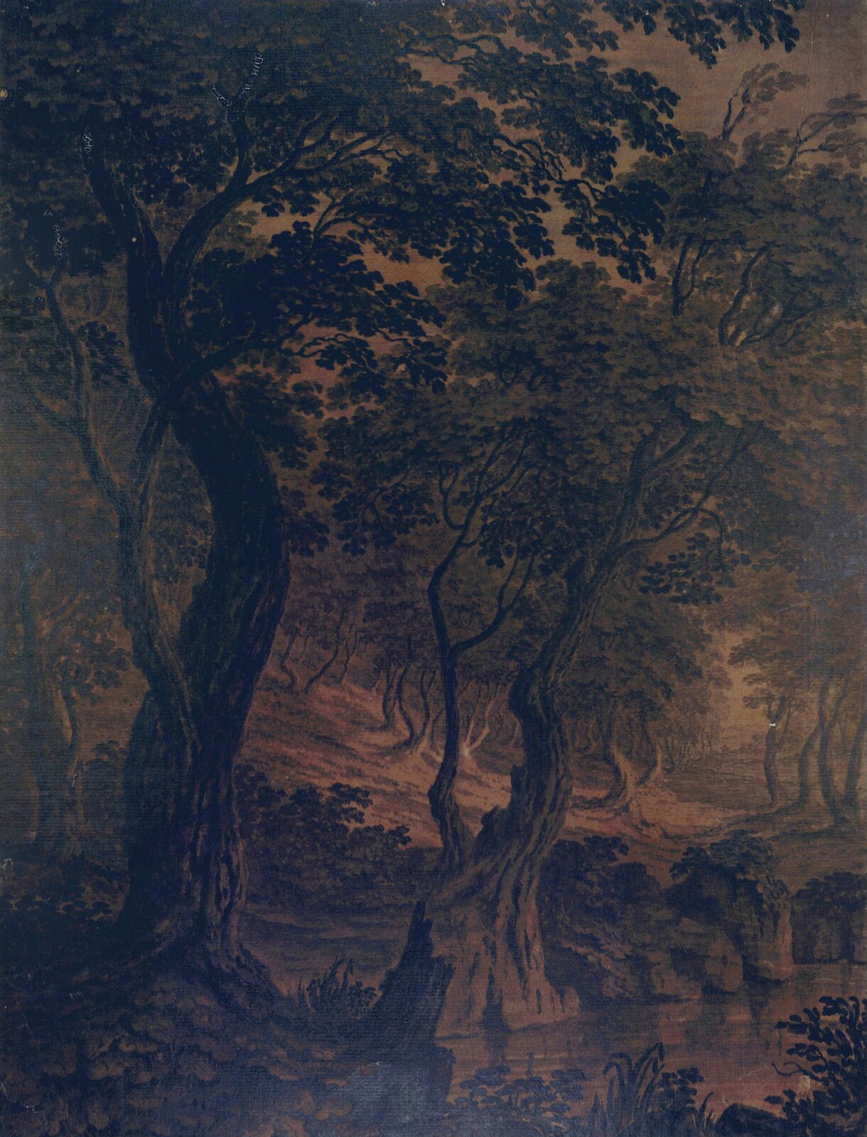 Wood Scene, Elizabeth Upton, ca. 1775-1823