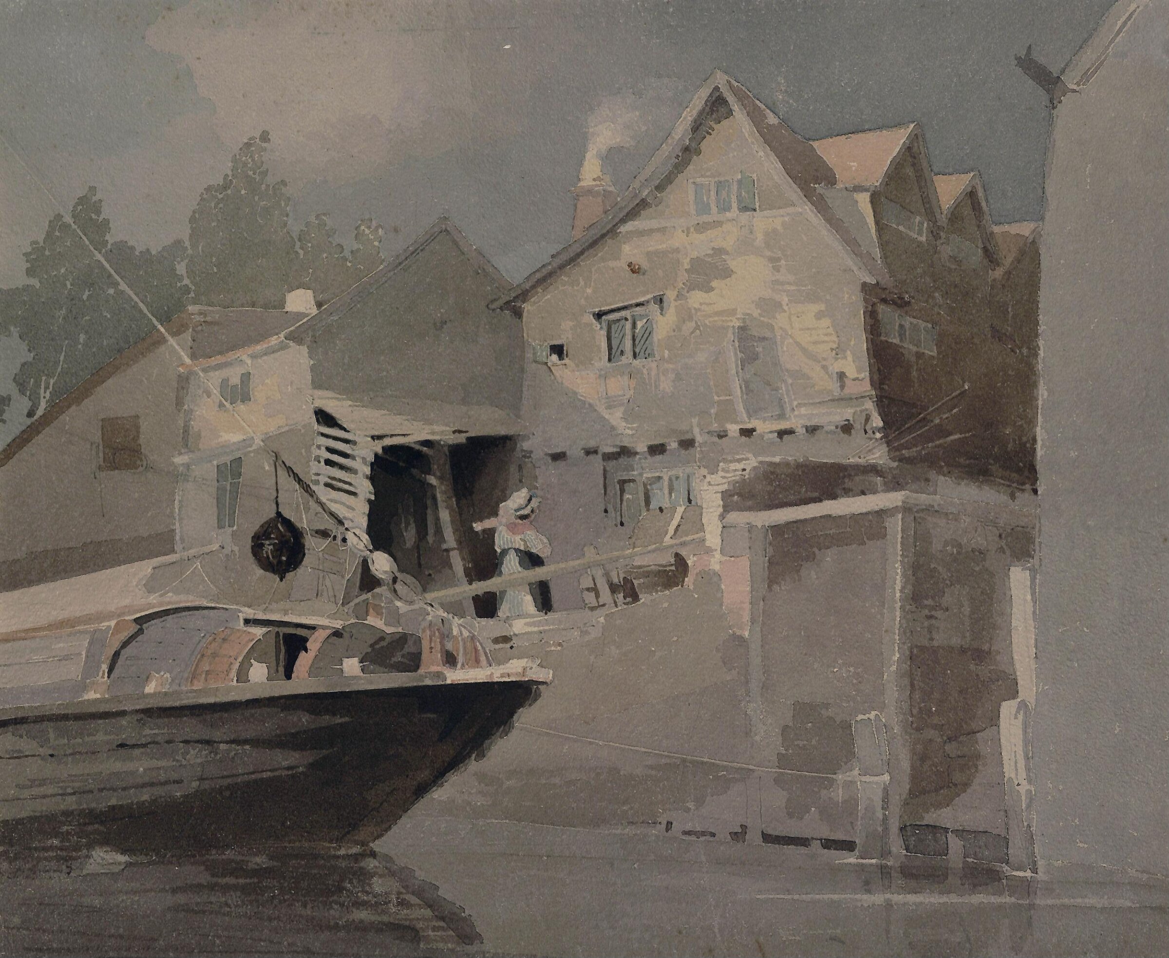 The River, King Street, Norwich, John Thirtle, ca. 1795-1839