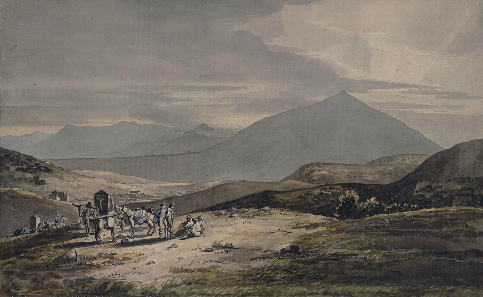 Alcamo, Sicily, Henry Tresham, ca. late 18th century