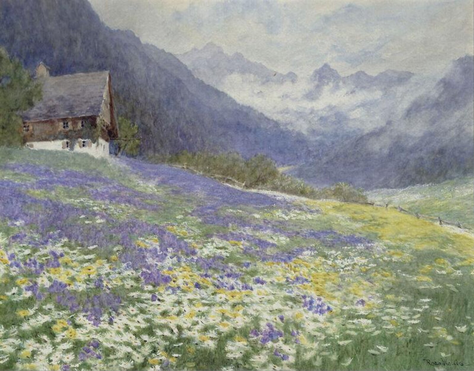 The Gosau Valley, Tyrol, Rosa Wallis, 1900-30