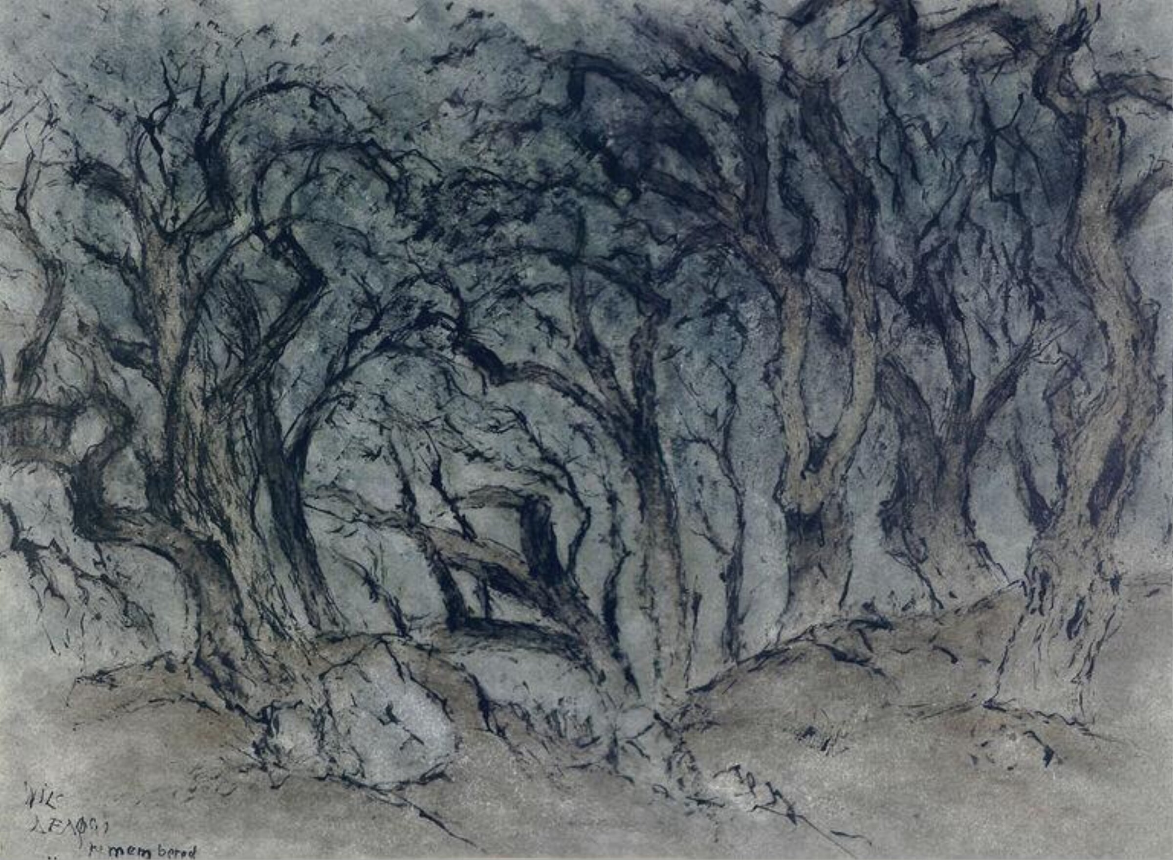 Olive Grove at Delphi, Wilczynski, ca. 1965