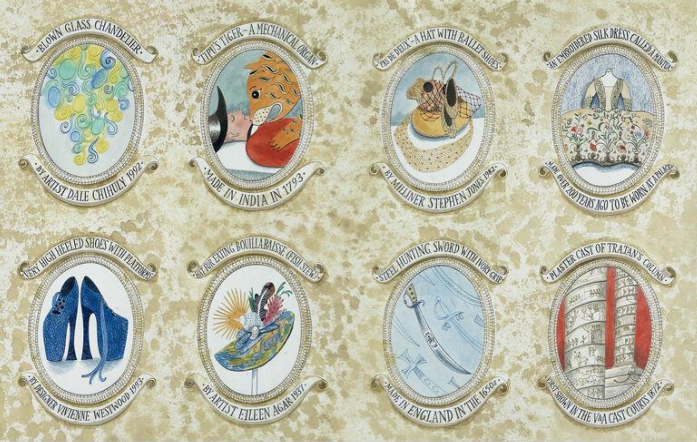A Gallery of Museum Objects, Emily Sutton, 2011