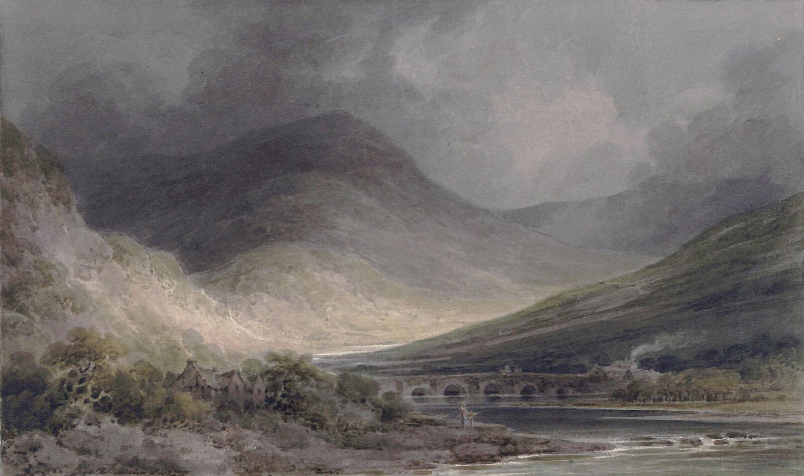 Tan-y-Bwlch, Paul Sandby Munn, 1802