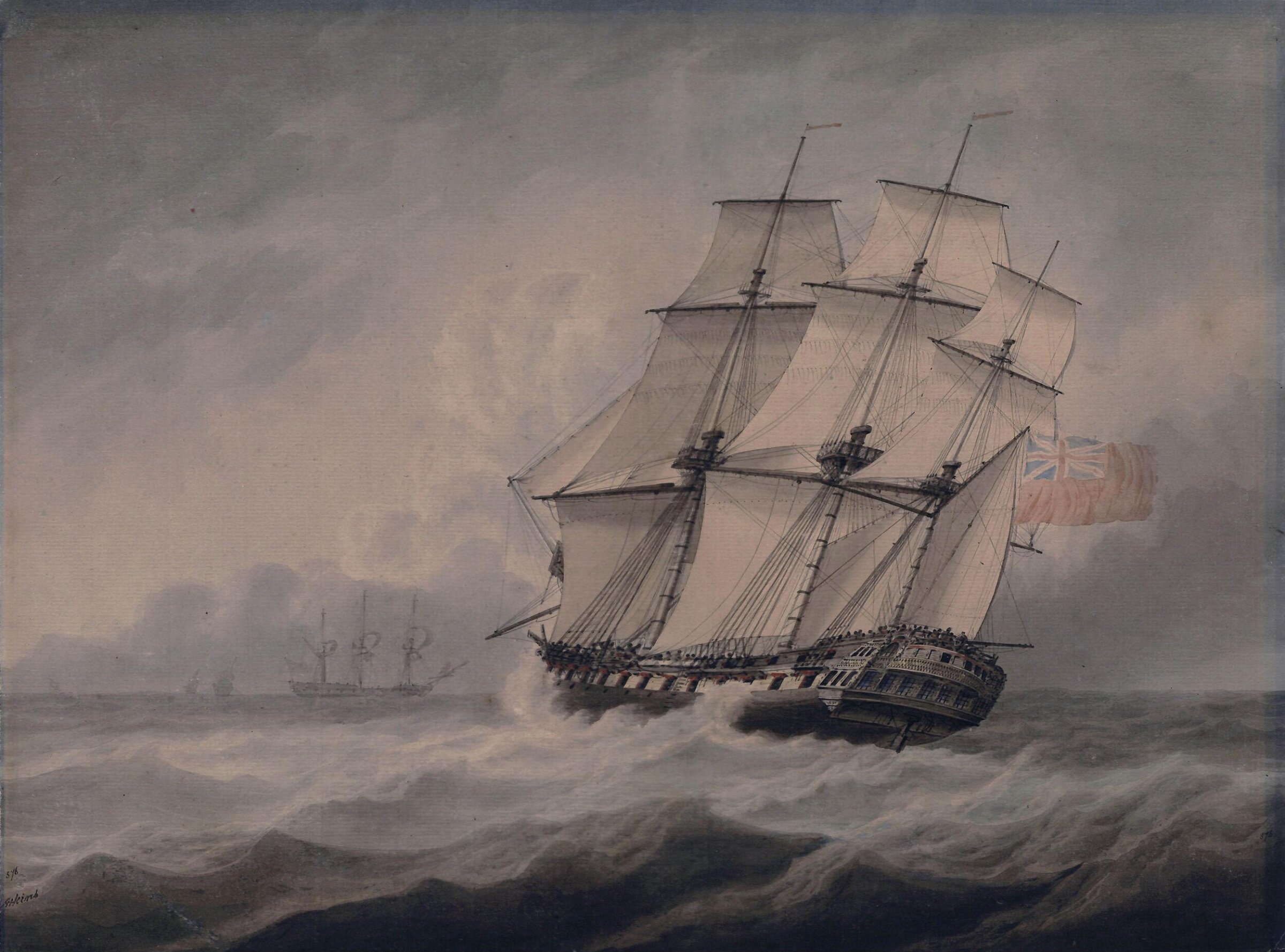 The Frigate, Samuel Atkins, ca. 1787-1808