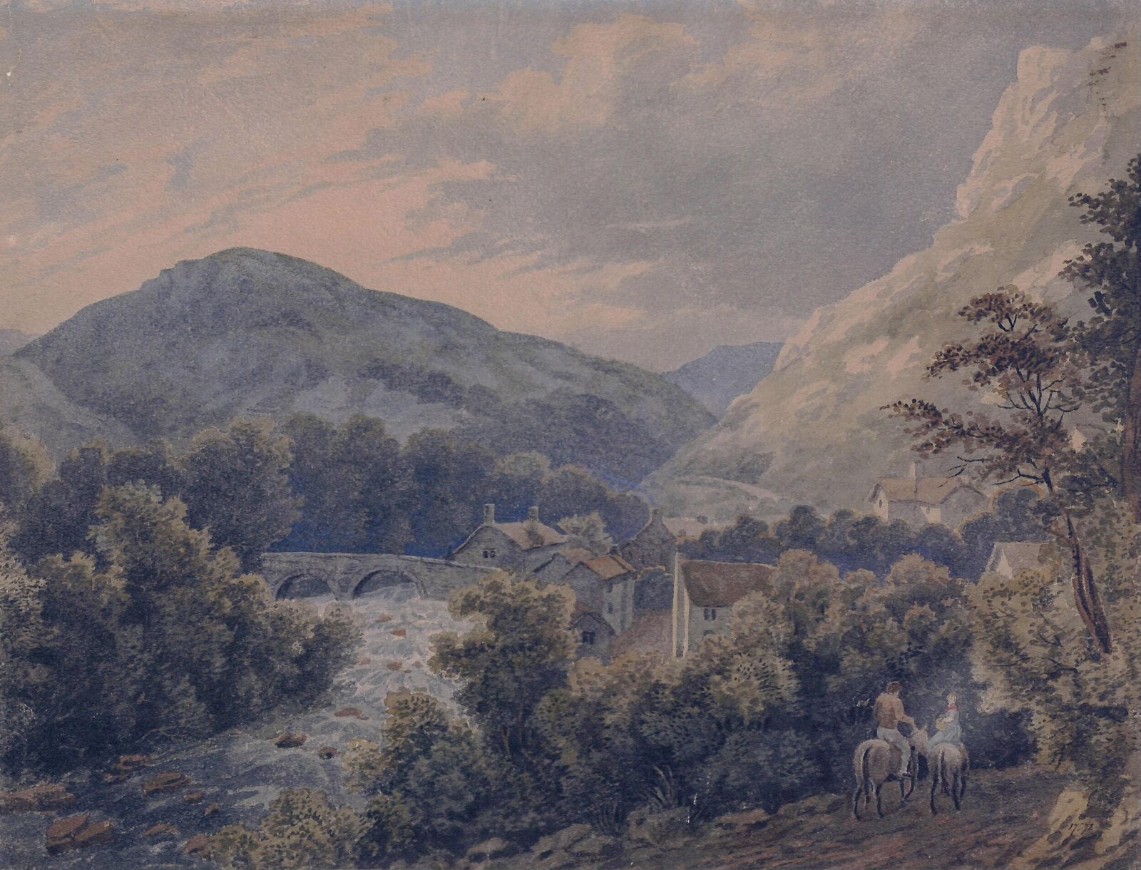 Lynmouth, Devon, Charles Vincent Barber, ca. 1805-1850