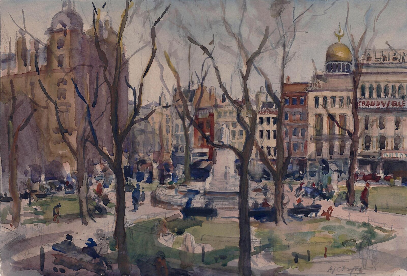 Leicester Square, Alexander Joshua Caleb Bryce, 1920-22