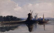 Windmills by a River thumbnail 1
