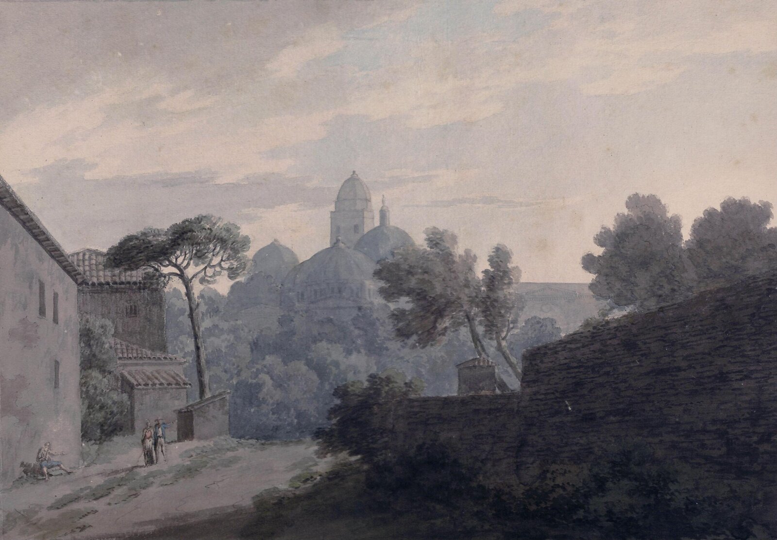 Sta. Giustina, Padua, John Robert Cozens, 1775-1797