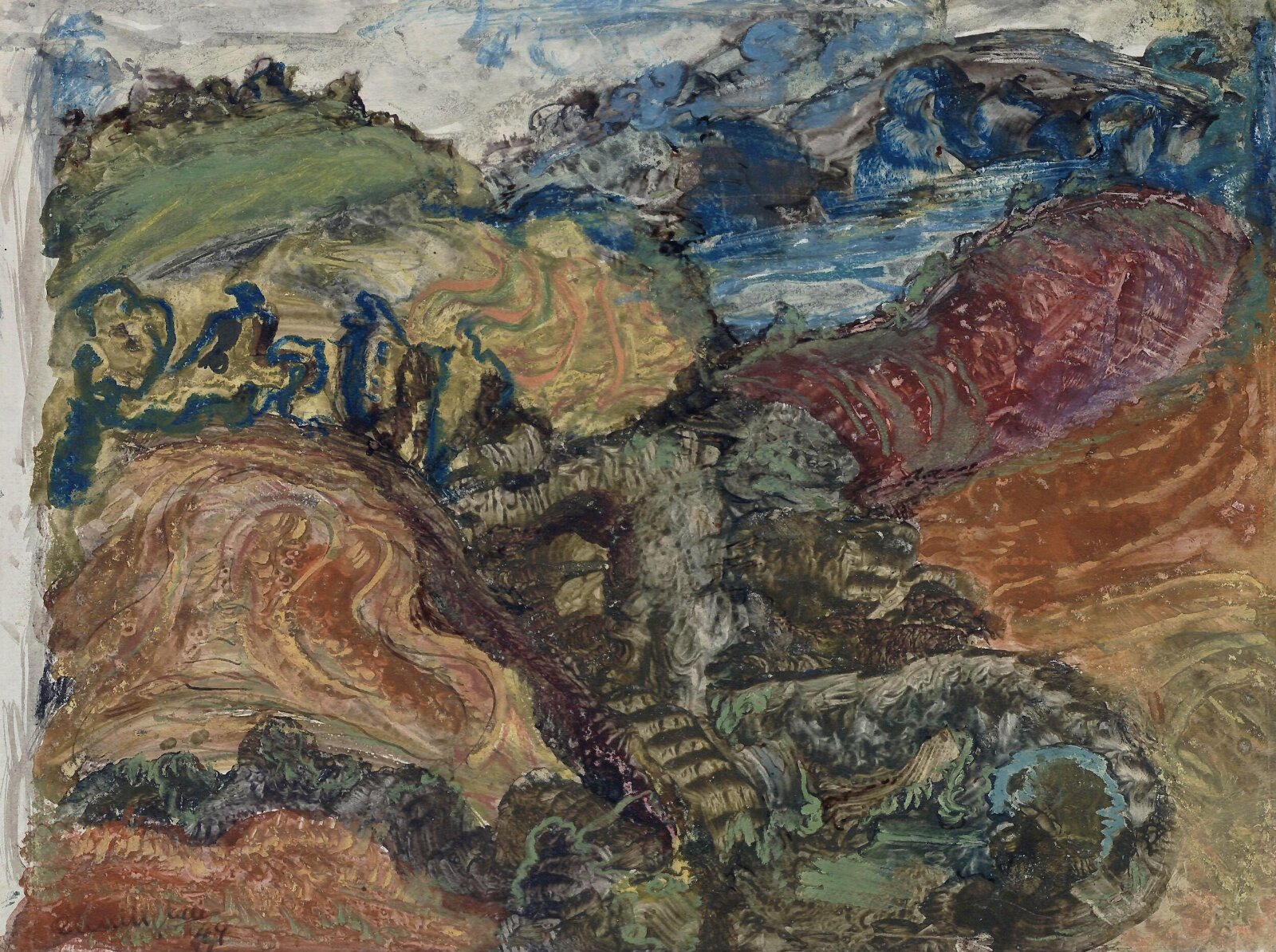 Landscape, Vera Irene Martin Cuningham, 1949